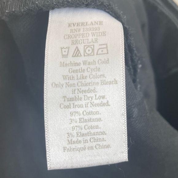 Everlane Women's Black Wide-Leg Jeans - Picture 10 of 11